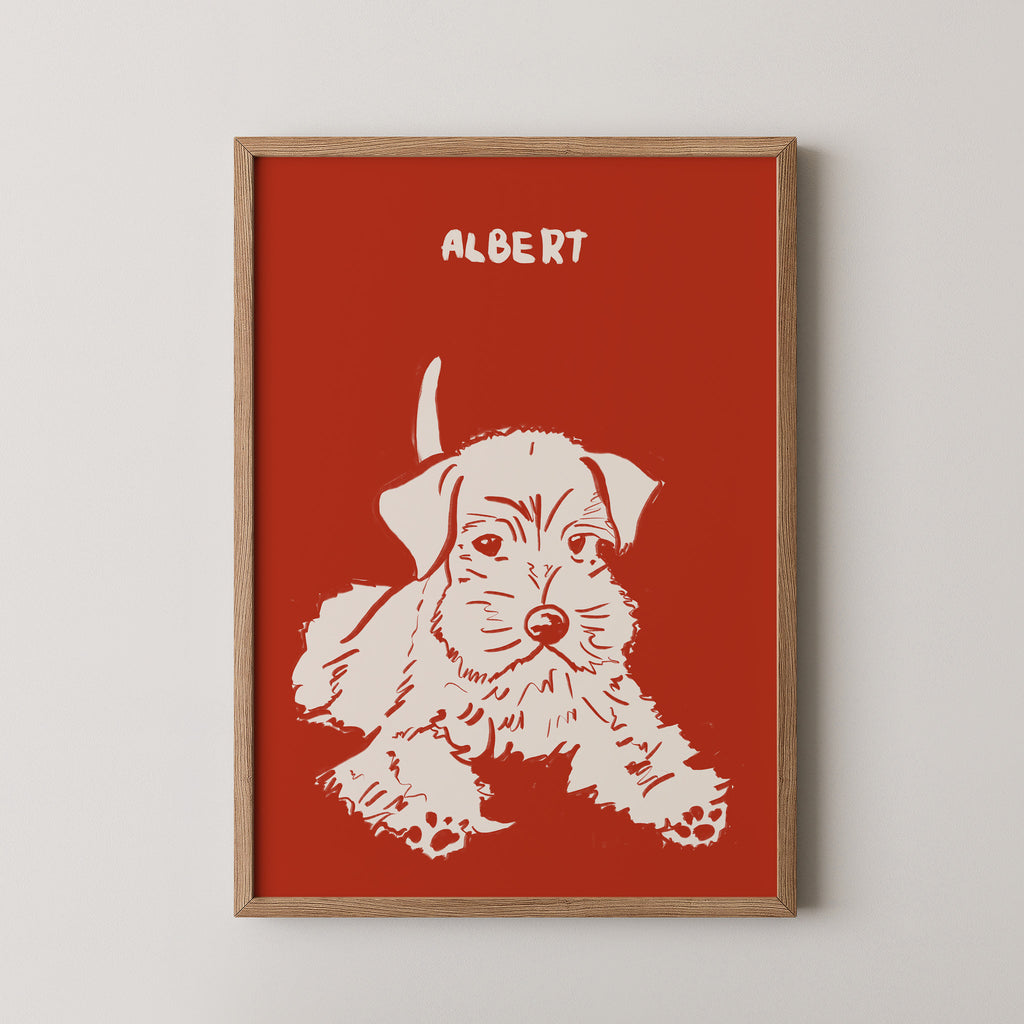 Soft Pop Custom Portrait Red