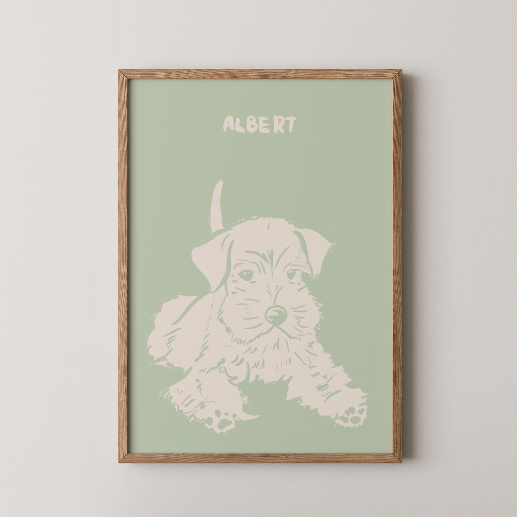 Soft Pop Custom Portrait Sage