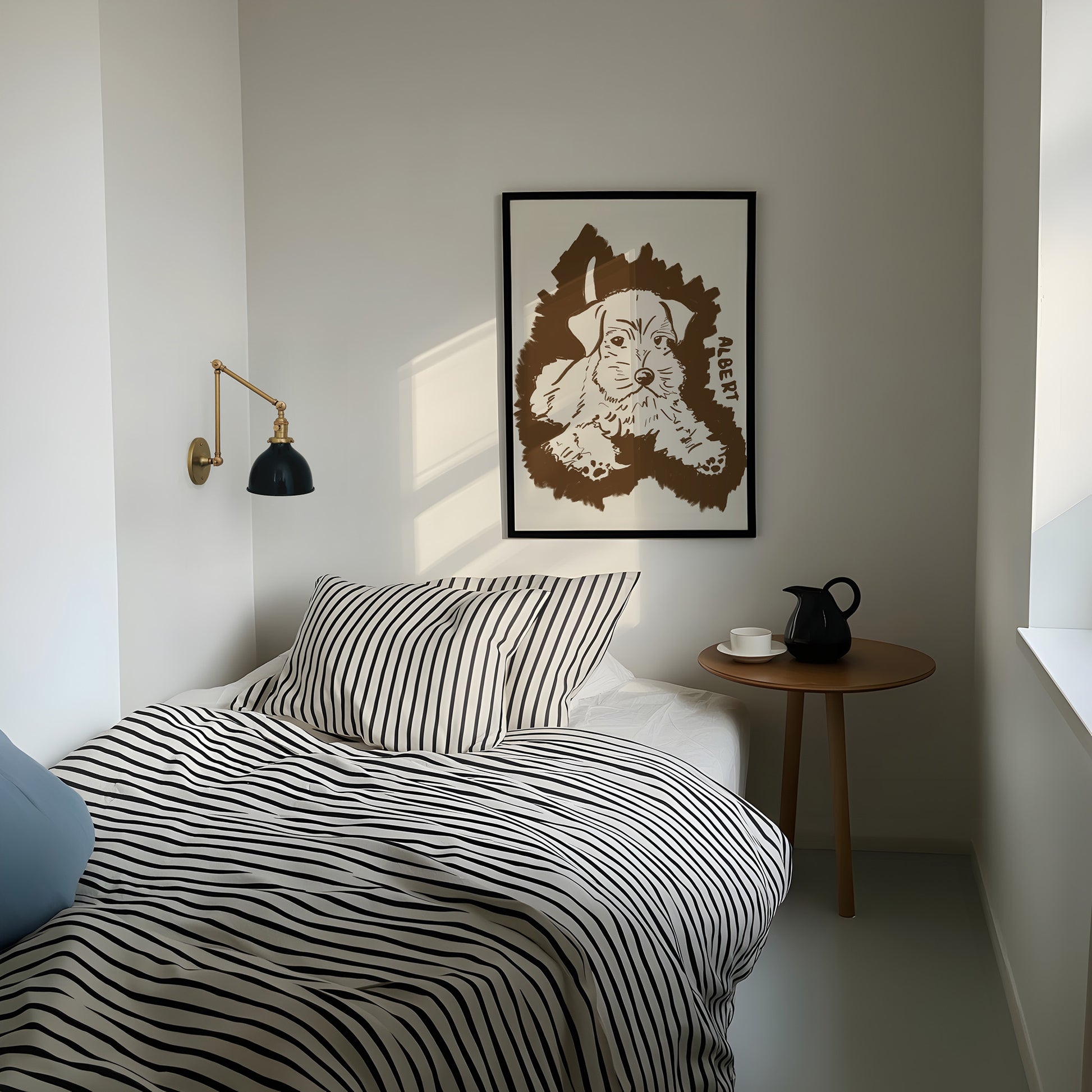 Halo Custom Portrait in Espresso